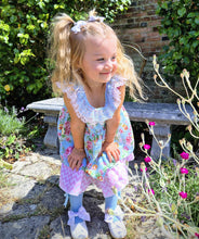 Load image into Gallery viewer, BUTTON UP BABY - BABY BLUE/PINK FLORAL DRESS