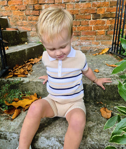 LITTLE NOSH - BOYS KNITTED SET