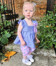 Load image into Gallery viewer, BUTTON UP BABY - BABY BLUE GINGHAM 2 PIECE