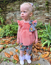 Load image into Gallery viewer, BUTTON UP BABY - ORANGE GINGHAM 2 PIECE