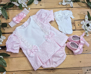 BUTTON UP BABY - BABY PINK SHIFT DRESS