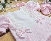 Load image into Gallery viewer, BUTTON UP BABY - BABY PINK SHIFT DRESS