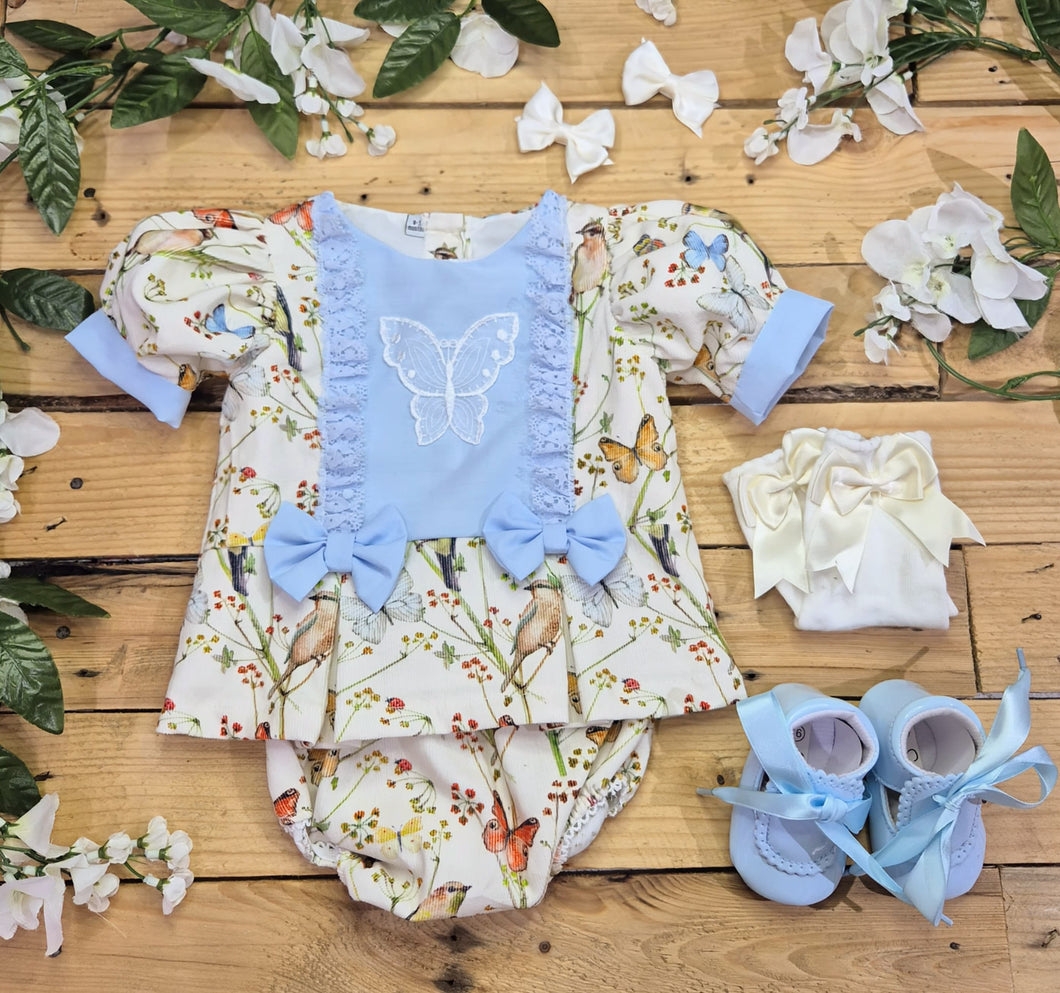 BUTTON UP BABY - BUTTERFLY SHIFT DRESS