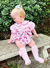 Load image into Gallery viewer, BUTTON UP BABY - DUSKY PINK ROSES JAM PANT SET
