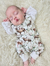 Load image into Gallery viewer, BUTTON UP BABY - DEER DUNGAREE OUTFIT