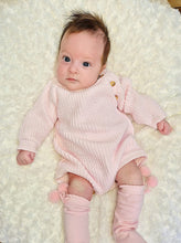 Load image into Gallery viewer, DANDELION - KNITTED ROMPER - PASTEL PINK