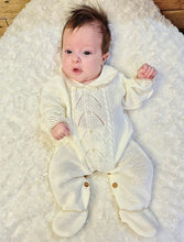 Load image into Gallery viewer, DANDELION - KNITTED ONESIE &amp; HAT - IVORY