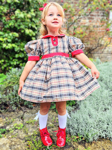 BUTTON UP BABY- POPPIE ROSE - BRRBERRY
