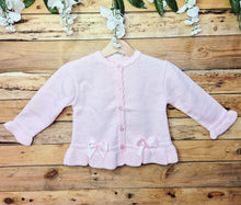 Load image into Gallery viewer, DANDELION - CARDIGAN WITH SATIN BOWS - PINK