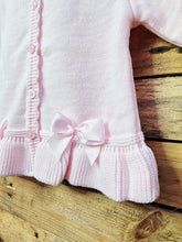 Load image into Gallery viewer, DANDELION - CARDIGAN WITH SATIN BOWS - PINK