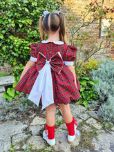 Load image into Gallery viewer, BUTTON UP BABY- POPPIE ROSE - CHRISTMAS RED