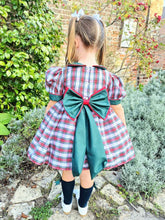 Load image into Gallery viewer, BUTTON UP BABY- POPPIE ROSE - CHRISTMAS GREEN