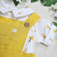 Load image into Gallery viewer, DEOLINDA - -MUSTARD DUNGAREE SET