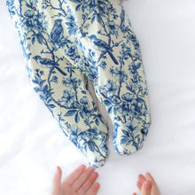 Load image into Gallery viewer, UNISEX BABY COTTON SLEEPSUIT - WILLOW FLOWER PRINT