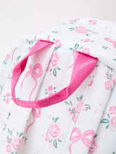 Load image into Gallery viewer, RYLEE FAITH - FLORAL BOW PRINT BACKPACK