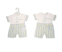 Load image into Gallery viewer, MY LITTLE CHICK - BABY BOYS STRIPED ROMPER