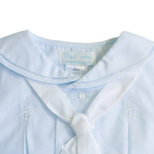 Load image into Gallery viewer, PETIT AMI - ROMPER WITH ANCHOR EMBROIDERY
