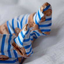Load image into Gallery viewer, UNISEX BABY COTTON SLEEPSUIT - TEDDY STRIPE