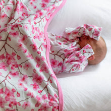 Load image into Gallery viewer, UNISEX BABY COTTON SLEEPSUIT - CHERRY BLOSSOM