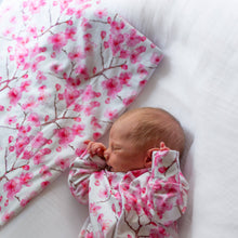 Load image into Gallery viewer, UNISEX BABY COTTON SLEEPSUIT - CHERRY BLOSSOM