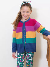 Load image into Gallery viewer, KITE - STRIPY CARDIGAN RAINBOW
