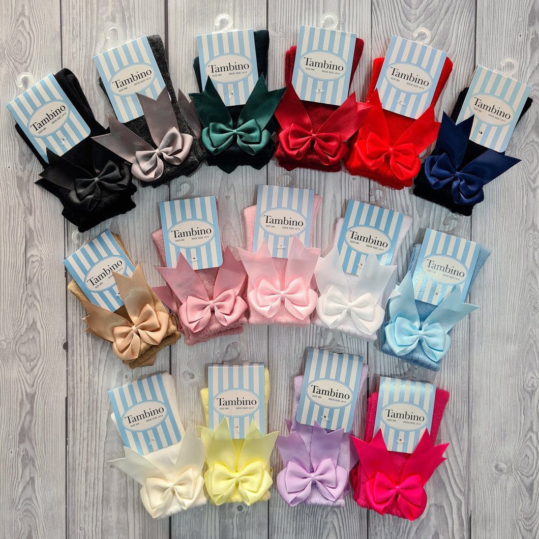 TAMBINO - KNEE HIGH BOW SOCKS