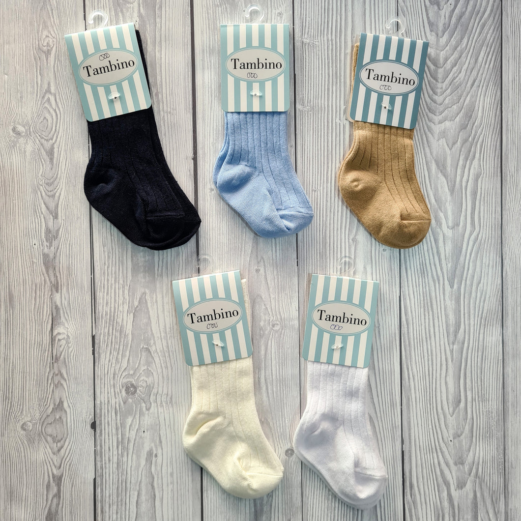 TAMBINO - KNEE HIGH RIBBED SOCKS