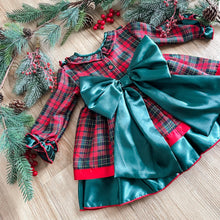 Load image into Gallery viewer, BUTTON UP BABY - CHRISTMAS DRESS - TARTAN