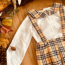 Load image into Gallery viewer, BUTTON UP BABY - BEIGE AND BLACK SET