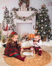 Load image into Gallery viewer, BUTTON UP BABY - CHRISTMAS DRESS - TARTAN